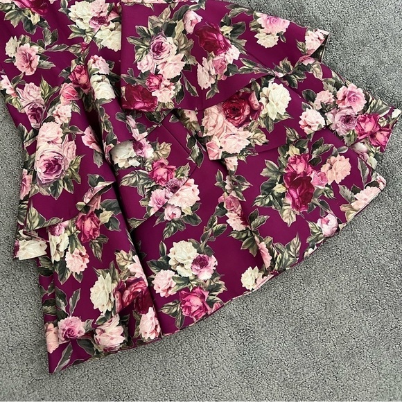 Fame & Partners The Sasha Spiced Berry Off Shoulder Dress - Picture 5 of 11